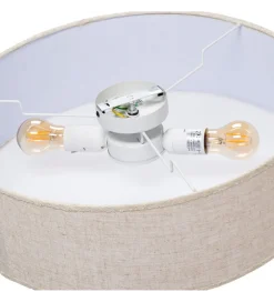 Lampa wisząca DWEMNAO 50 cm biały