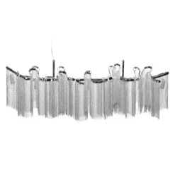 Lampa wisząca Elegance 118 cm srebrna