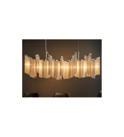 Lampa wisząca Elegance 118 cm srebrna