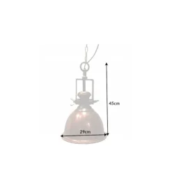 Lampa wisząca FAT 29 cm miedziana
