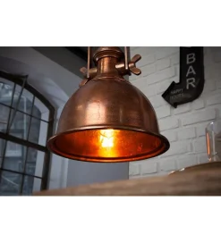 Lampa wisząca FAT 29 cm miedziana
