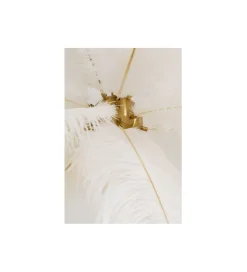 Lampa wisząca FEATHER PALM 87 cm biała