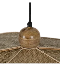 Lampa wisząca FEGARO 82 cm naturalne włókna