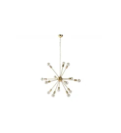 Lampa wisząca FIREWORKS 85 cm złota