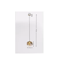 Lampa wisząca Golden Goblet 25 cm złota