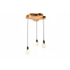 Lampa wisząca KORA 50 cm Drewno Longan