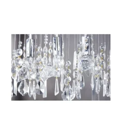 Lampa wisząca kryształowa Diamounds 9 Flamming