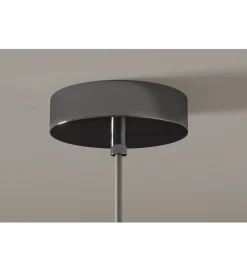Lampa wisząca LIQUID DIAMOND 20 cm szkło dymione