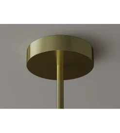 Lampa wisząca LIQUID DIAMOND 5 kloszy szkło złoty