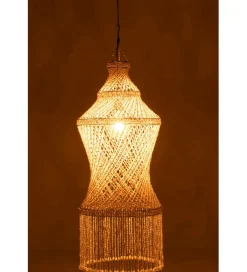 Lampa wisząca LISA shell 51 cm naturalna