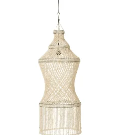 Lampa wisząca LISA shell 51 cm naturalna