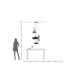 Lampa wisząca MELANGE 64 cm