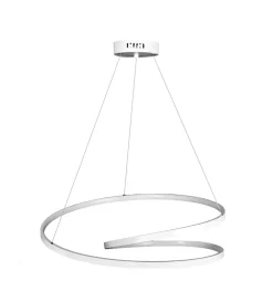 Lampa wisząca MONA LED 60 cm biała
