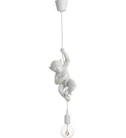 Lampa wisząca MONKEY 96 cm biała
