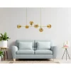 Lampa wisząca MORIS 113 cm złota