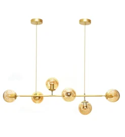 Lampa wisząca MORIS 113 cm złota