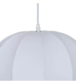 Lampa wisząca NERAZMAI 33 cm biała