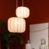 Lampa wisząca NERAZMAI 31 cm biała