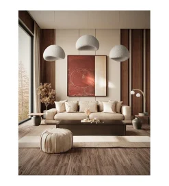 Lampa wisząca NEST 120 cm biała