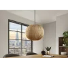 Lampa wisząca ORGANIC 45 cm tkanina naturalny