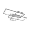 Lampa wisząca PLAFON LED RING 80 cm szara
