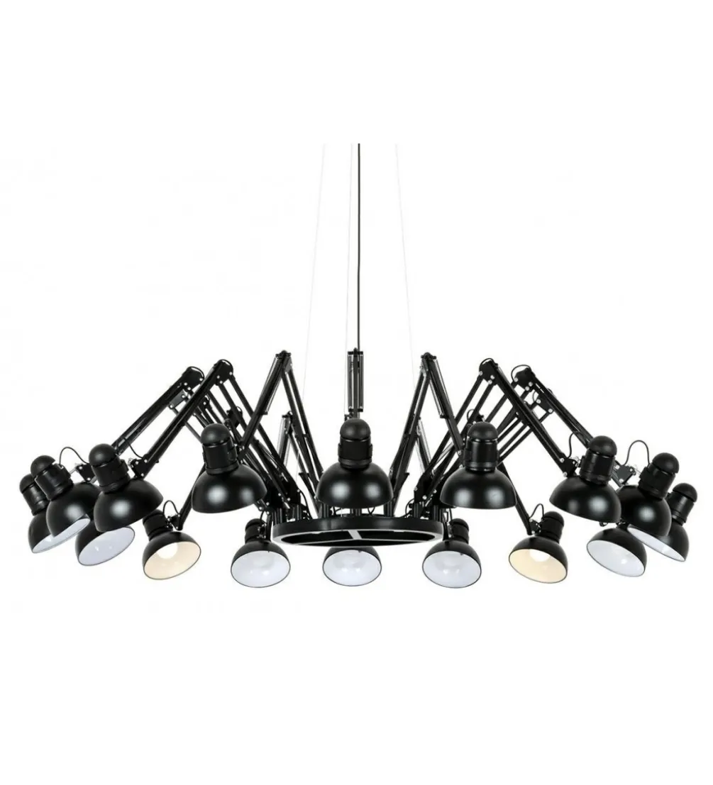 Lampa wisząca RAGNO 16 czarna