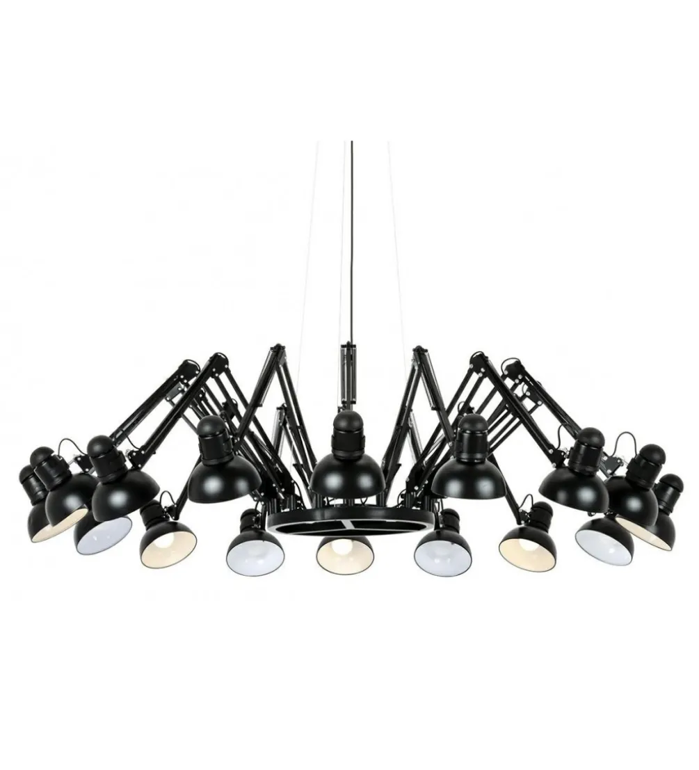 Lampa wisząca RAGNO 16 czarna