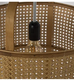 Lampa wisząca RATATAD 43 cm rattan