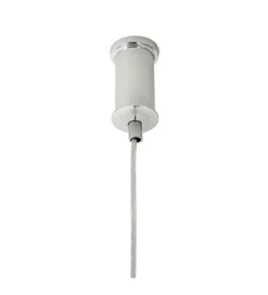 Lampa Wisząca RING 40 Cm Srebrna