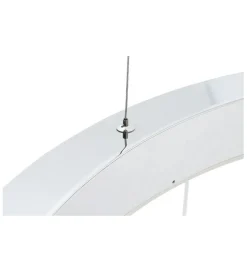 Lampa Wisząca RING 40 Cm Srebrna