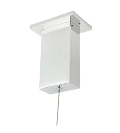 Lampa wisząca RING 80 cm srebrna