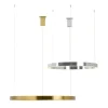 Lampa wisząca RING 100 cm złota