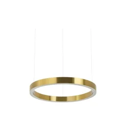 Lampa wisząca RING 40 cm złota