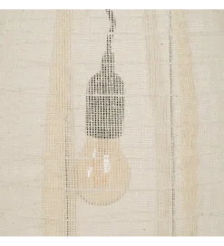 Lampa wisząca RITAMNA 60 cm beżowa