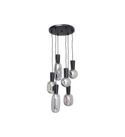 Lampa wisząca ROMEO 42 cm czarna