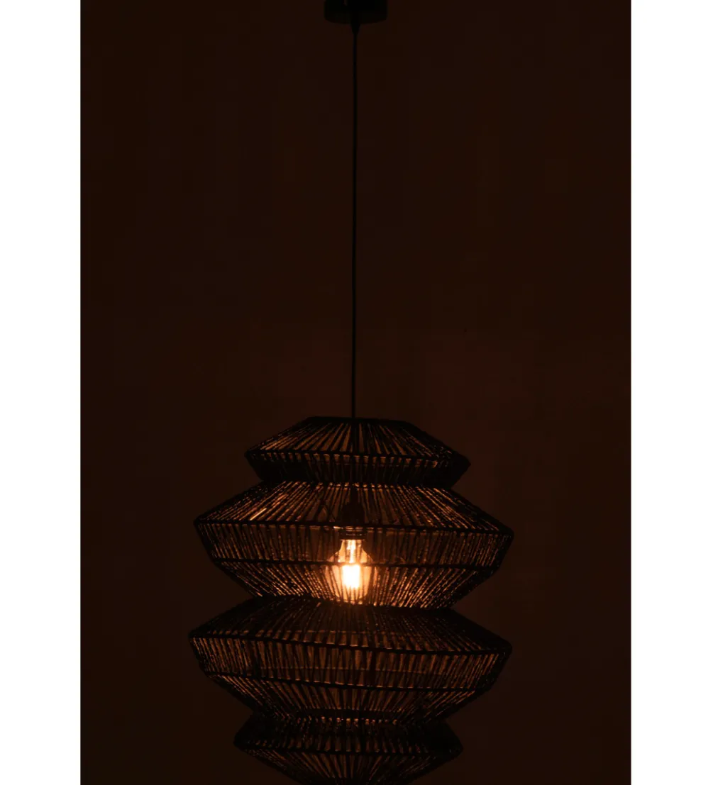 Lampa wisząca ROPEAN 57 cm czarna