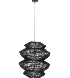 Lampa wisząca ROPEAN 57 cm czarna