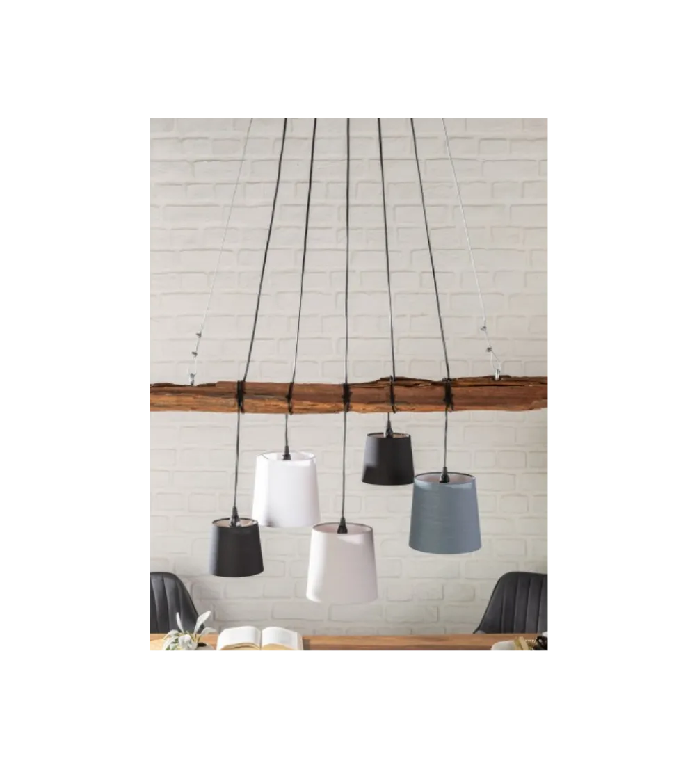 Lampa wisząca Saint-Louis 115 cm drewno driftowe