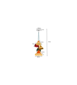 Lampa wisząca SALOON FRINGES 95 cm