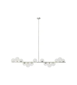 Lampa Wisząca Scala Balls Brass 155 Cm srebrna