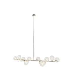 Lampa Wisząca Scala Balls Brass 155 Cm srebrna