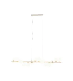 Lampa wisząca SCALA BALLS MILKY 150 cm beżowa