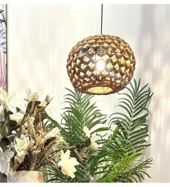 Lampa wisząca SEALY 37 cm trawa morska