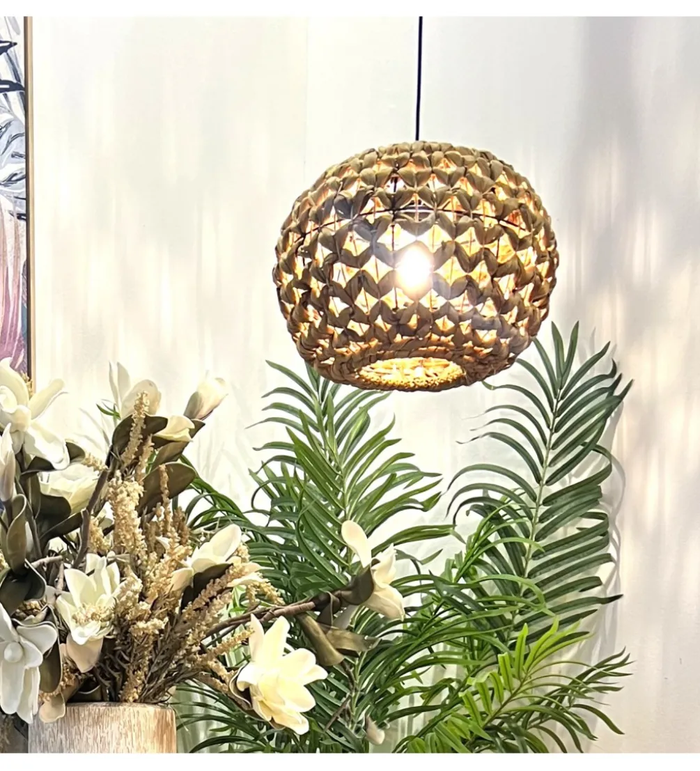 Lampa wisząca SEALY 37 cm trawa morska