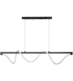 Lampa wisząca SERPENTE DDX003 120 cm czarna