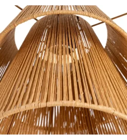 Lampa wisząca SEVEN 50 cm naturalna