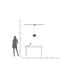 Lampa wisząca SMOKE GOBLET 25 cm