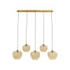 Lampa wisząca SPHERE FIVE 160 cm złota