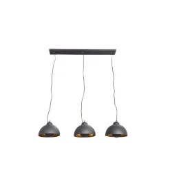 Lampa wisząca Studio 3 czarne złoto