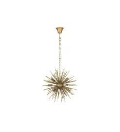 Lampa wisząca Sunlight 50 cm mosiężna